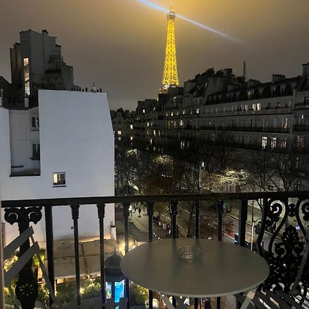 Appartement Paris Vue Tour Eiffel Trocadero Exterior foto
