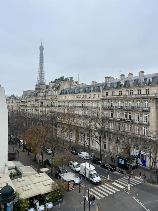 Appartement Paris Vue Tour Eiffel Trocadero Exterior foto