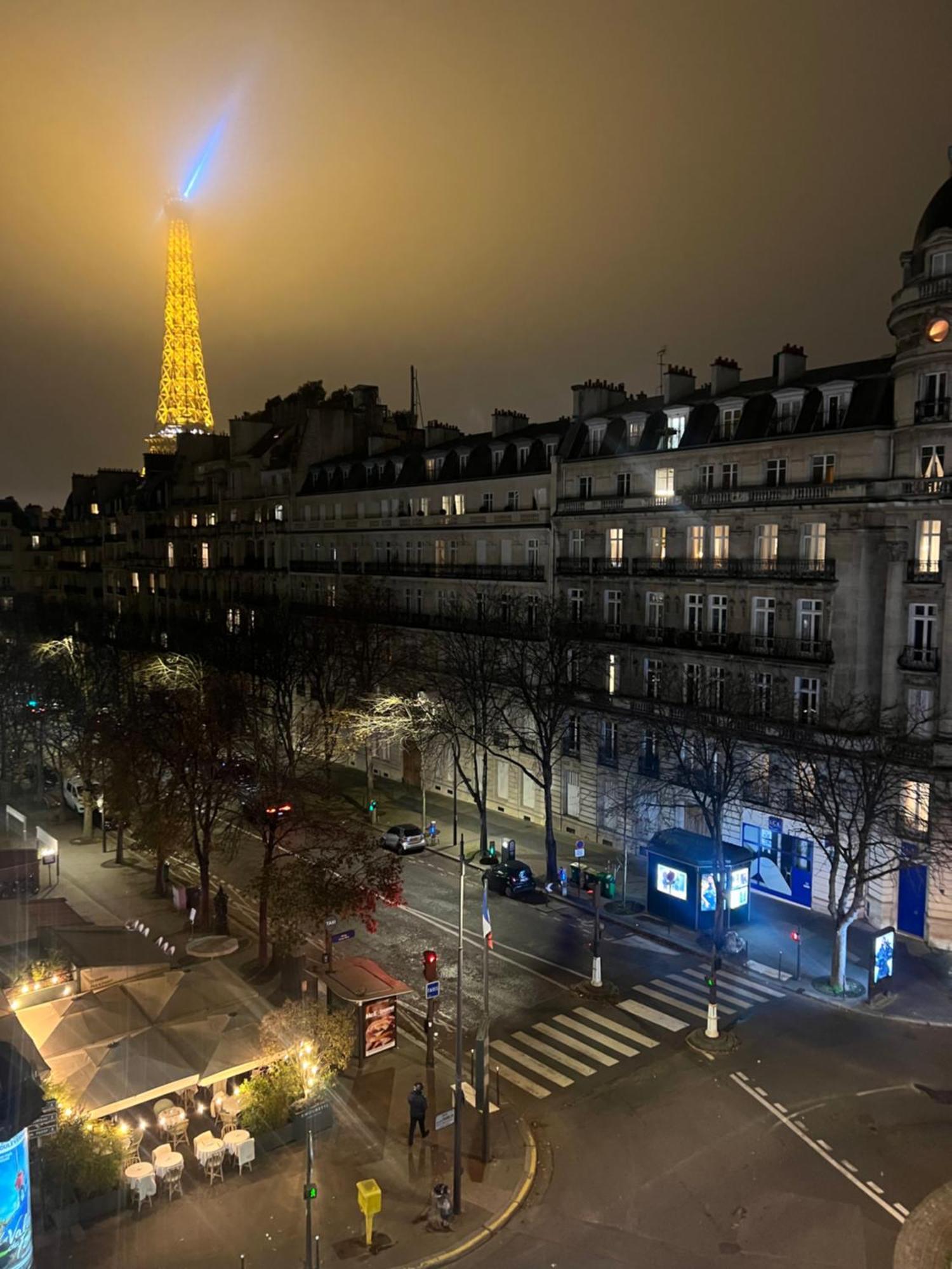 Appartement Paris Vue Tour Eiffel Trocadero Exterior foto