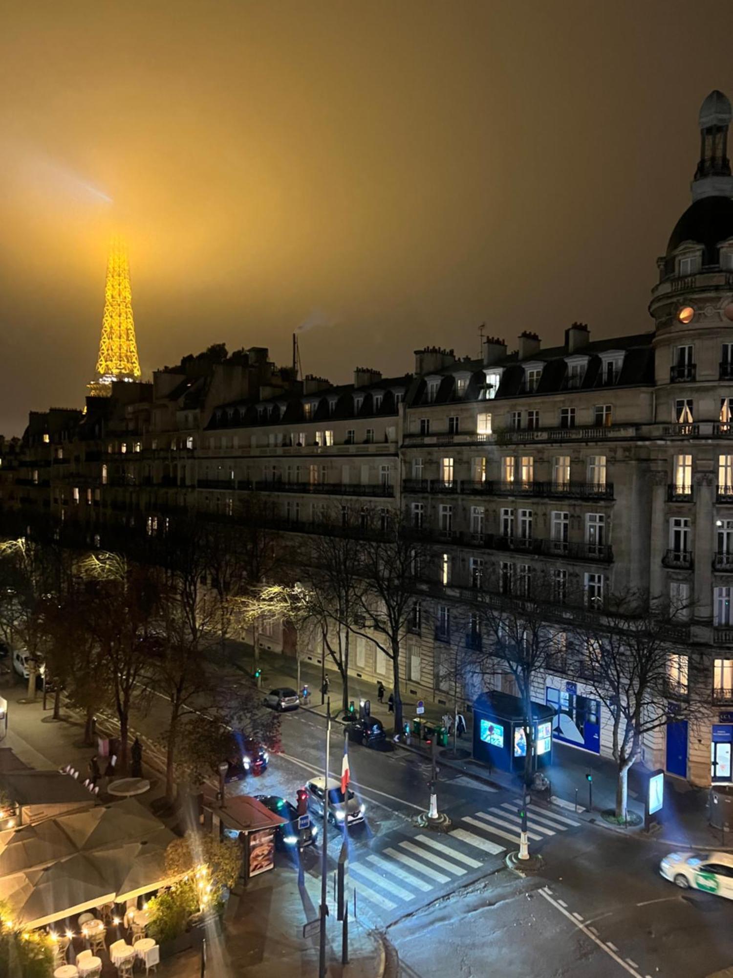 Appartement Paris Vue Tour Eiffel Trocadero Exterior foto